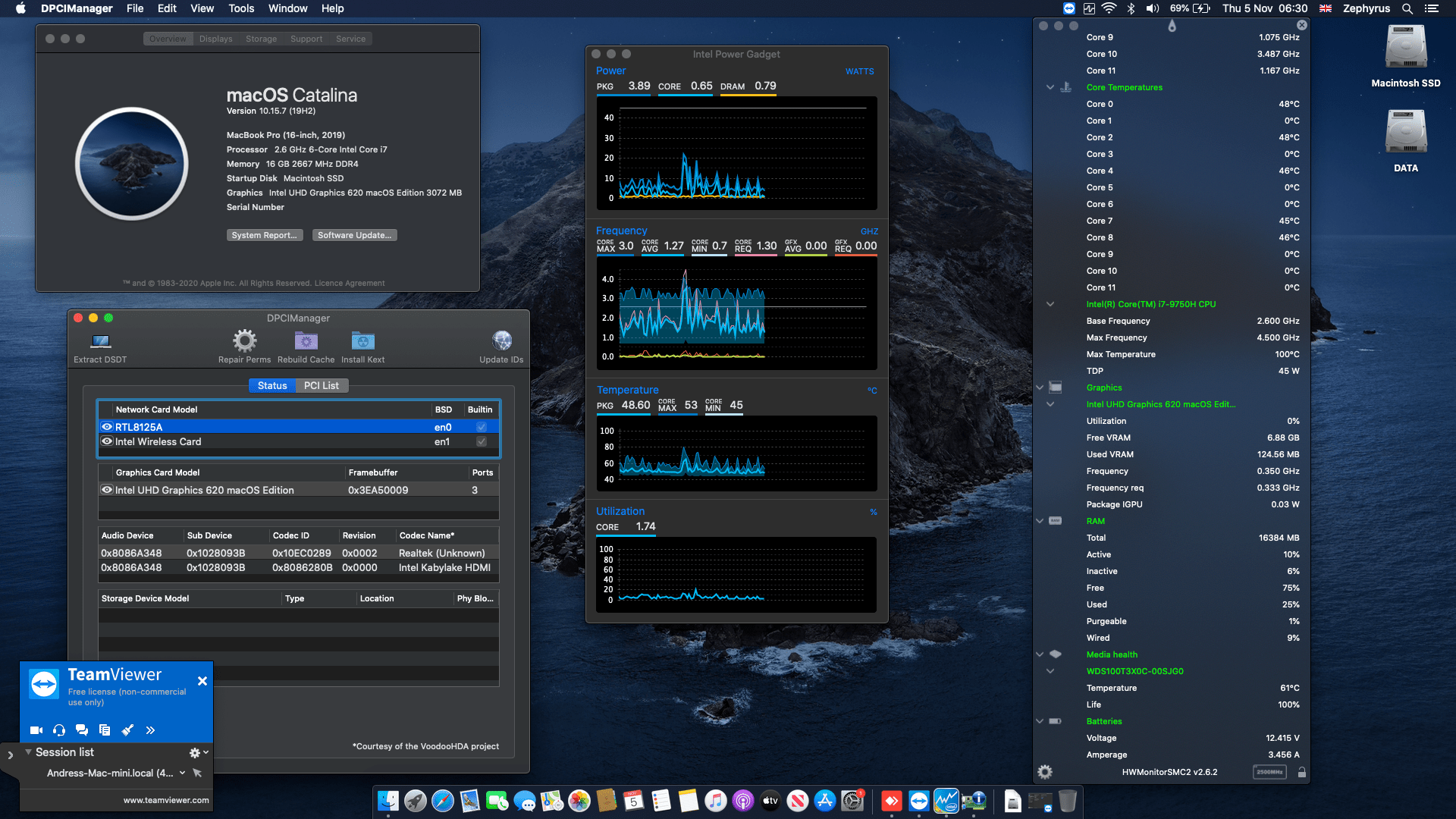 Dell Alienware M15 R2 [CoffeeLake   Intel UHD 630 + I2C] OpenCore 1